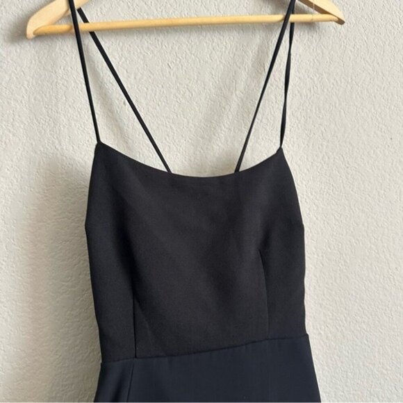 Express Black Chiffon Corset Maxi Dress Sz Small Whimsical Romantic Elegance - Picture 5 of 14